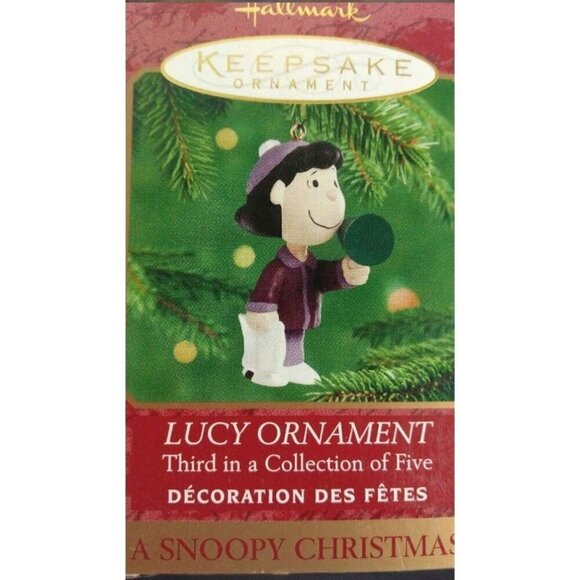 Vintage Retired Hallmark Collectible Keepsake Ornament 1996 Lucy 3 in series NEW - Picture 1 of 9